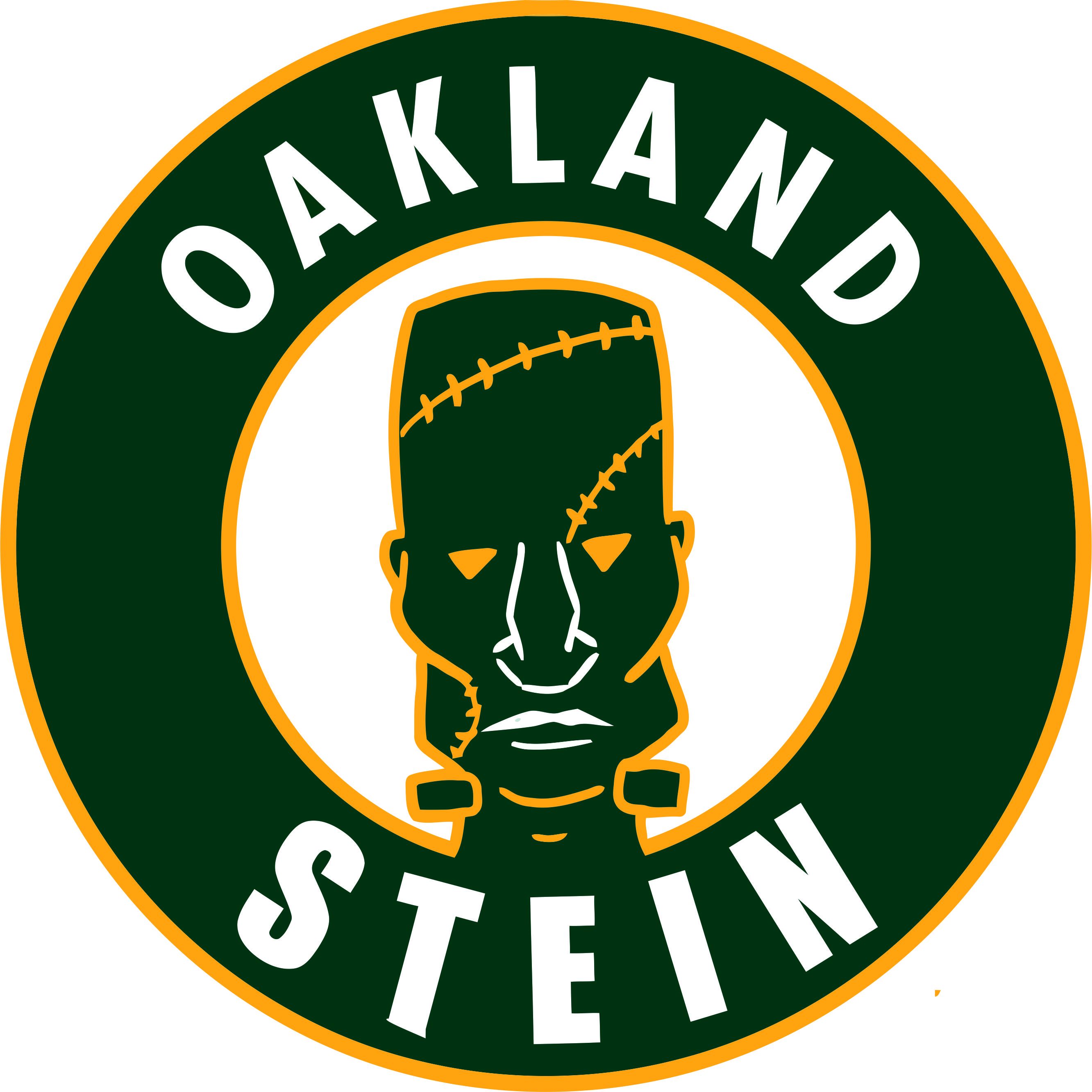 Oakland Athletics Steins Logo iron on transfers